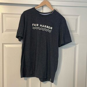 Fair Harbor Graphic Tees (L) - Navy Blue & Grey - Unworn w/ original tags